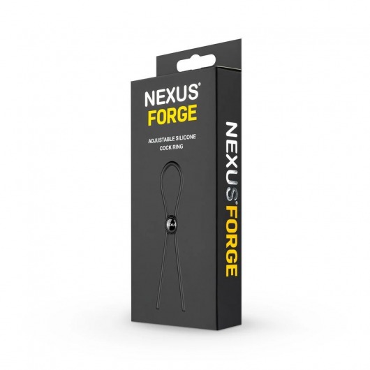 Черное эрекционное лассо Nexus Forge Single - Nexus Range - в Новокузнецке купить с доставкой