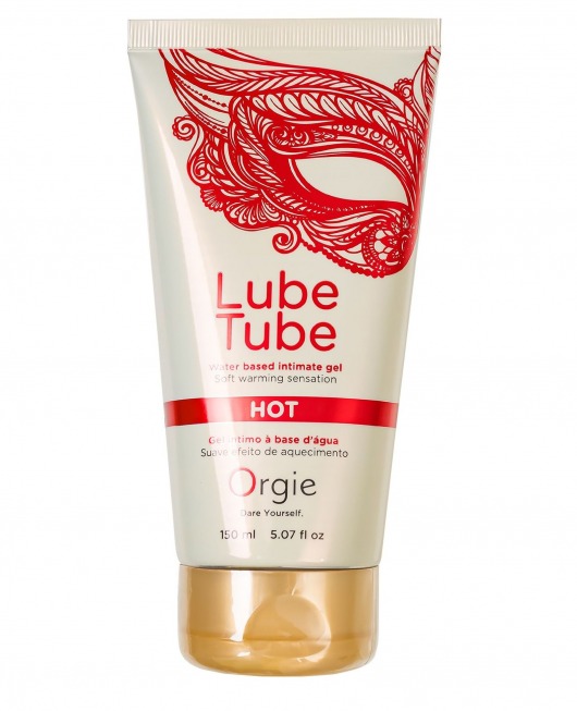 Интимный гель на водной основе Lube Tube Hot с разогревающим эффектом - 150 мл. - ORGIE - купить с доставкой в Новокузнецке