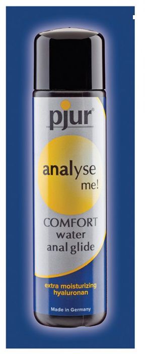 Анальный лубрикант pjur ANALYSE ME Comfort Water Anal Glide - 2 мл. - Pjur - купить с доставкой в Новокузнецке