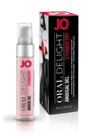 Клубничный лубрикант для оральных ласк Oral Delight Strawberry Sensation - 30 мл. - System JO - купить с доставкой в Новокузнецке