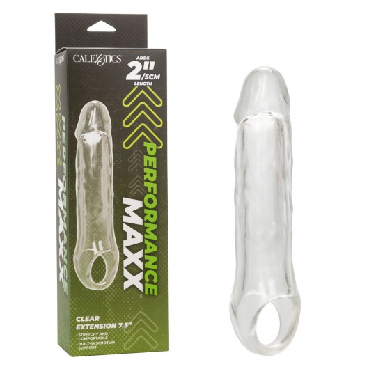 Прозрачная увеличивающая насадка Performance Maxx Extension 7.5  - 23 см. - California Exotic Novelties - в Новокузнецке купить с доставкой