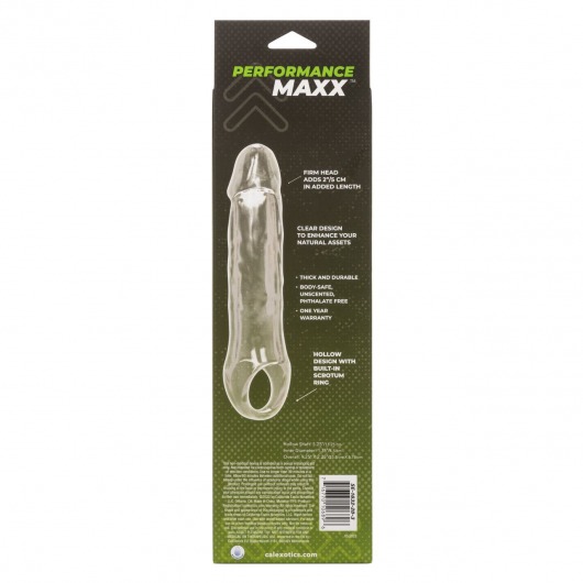 Прозрачная увеличивающая насадка Performance Maxx Extension 7.5  - 23 см. - California Exotic Novelties - в Новокузнецке купить с доставкой