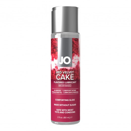 Лубрикант на водной основе JO H2O Red Velvet Cake Flavored Lubricant - 60 мл. - System JO - купить с доставкой в Новокузнецке