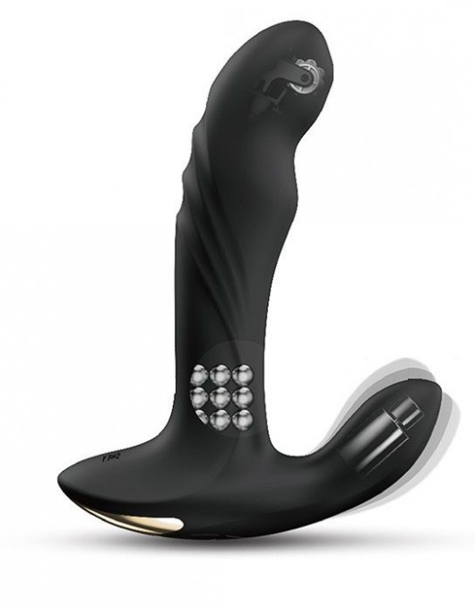 Черный вибромассажер простаты Multi P-Joy с 3 моторами - Dorcel - в Новокузнецке купить с доставкой