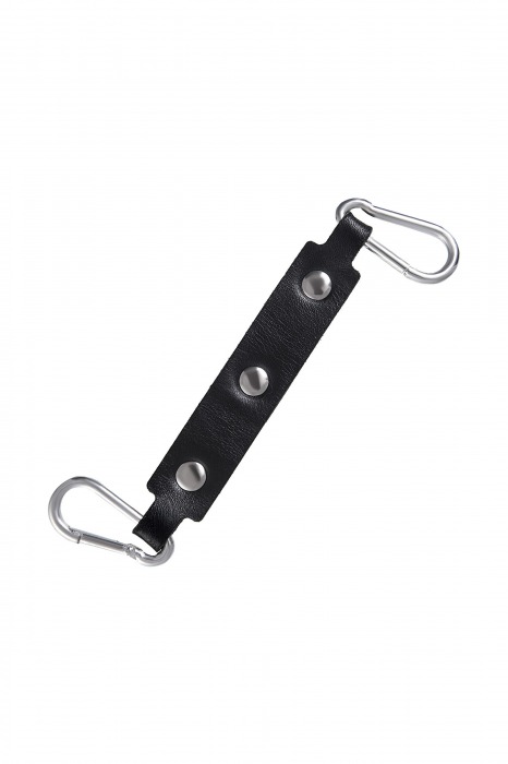 Черно-красные оковы из натуральной кожи - Pecado - купить с доставкой в Новокузнецке