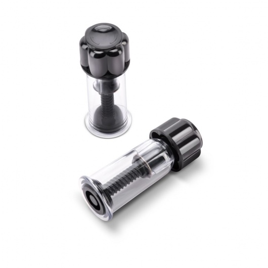 Вакуумные стиимуляторы для сосков Twist Nipple Suckers - Pink Vibe