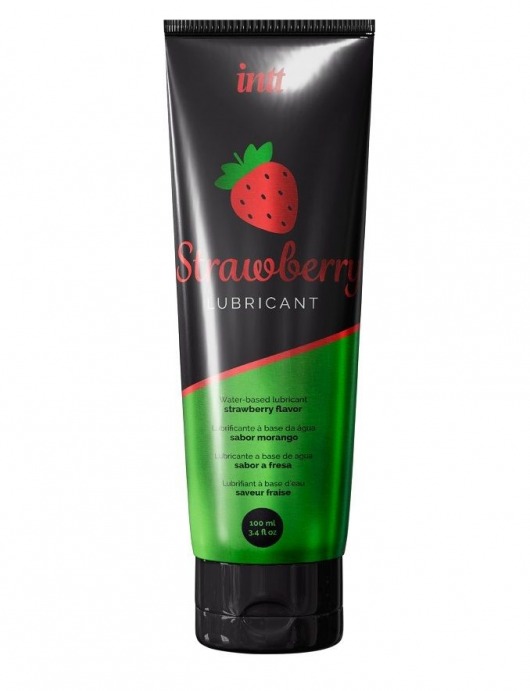 Смазка на водной основе с ароматом клубники Strawberry Lubricant - 100 мл. - INTT - купить с доставкой в Новокузнецке