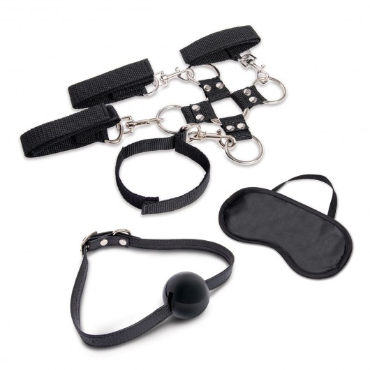 Набор для фиксации из 7 предметов Hogtie   Ball Gag Kit - Lux Fetish - купить с доставкой в Новокузнецке