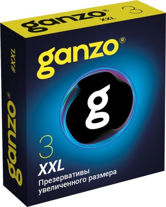 Презервативы увеличенного размера Ganzo XXL - 3 шт. - Ganzo - купить с доставкой в Новокузнецке