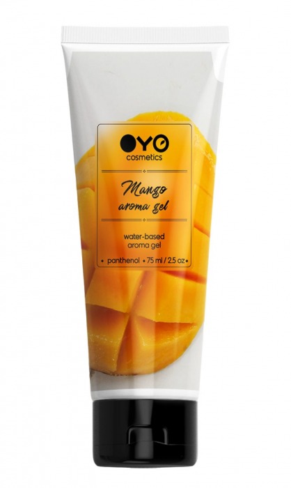 Лубрикант на водной основе OYO Aroma Gel Mango с ароматом манго - 75 мл. - OYO - купить с доставкой в Новокузнецке