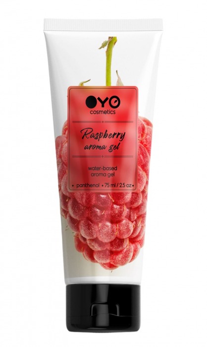 Лубрикант на водной основе OYO Aroma Gel Raspberry с ароматом малины - 75 мл. - OYO - купить с доставкой в Новокузнецке