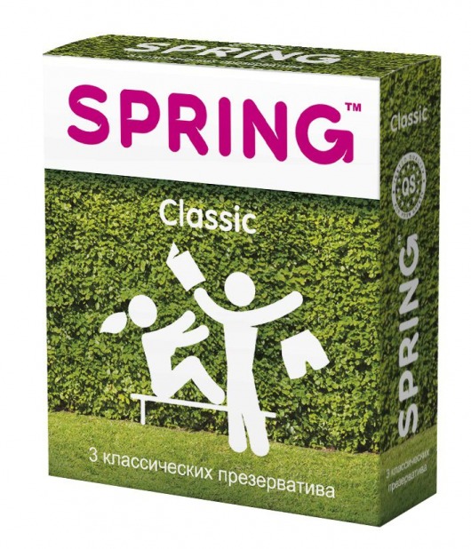 Классические презервативы SPRING CLASSIC - 3 шт. - SPRING - купить с доставкой в Новокузнецке