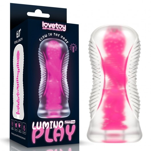 Светящийся в темноте мастурбатор 6.0 Lumino Play Masturbator - Lovetoy - в Новокузнецке купить с доставкой