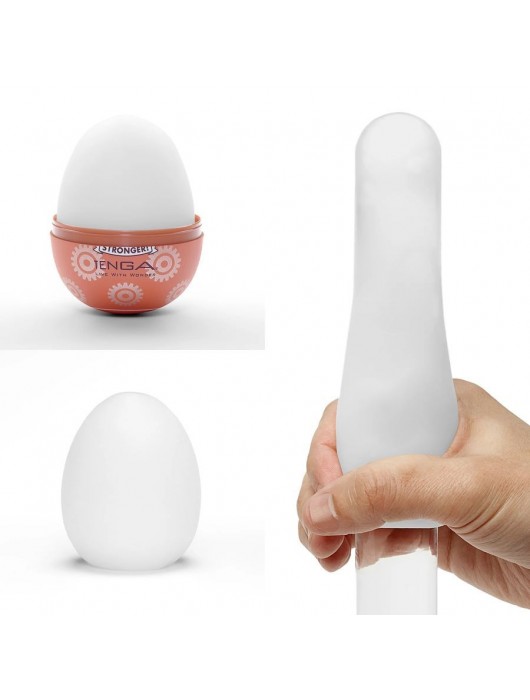 Мастурбатор-яйцо Tenga Egg Gear - Tenga - в Новокузнецке купить с доставкой