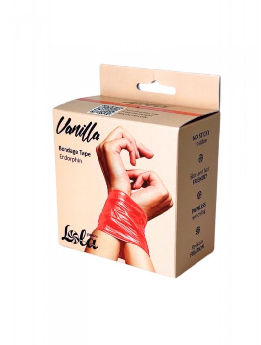 Красная бондажная лента Endorphin - Lola Games - купить с доставкой в Новокузнецке