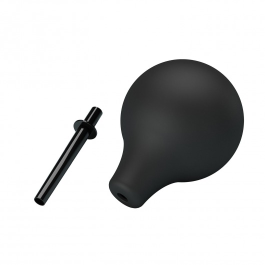 Черный анальный душ с тонким кончиком - Baile - купить с доставкой в Новокузнецке