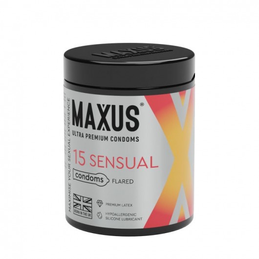 Анатомические презервативы MAXUS Sensual - 15 шт. - Maxus - купить с доставкой в Новокузнецке