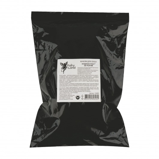 Черные секс-качели с фиксацией на двери - Волшебная страна - купить с доставкой в Новокузнецке