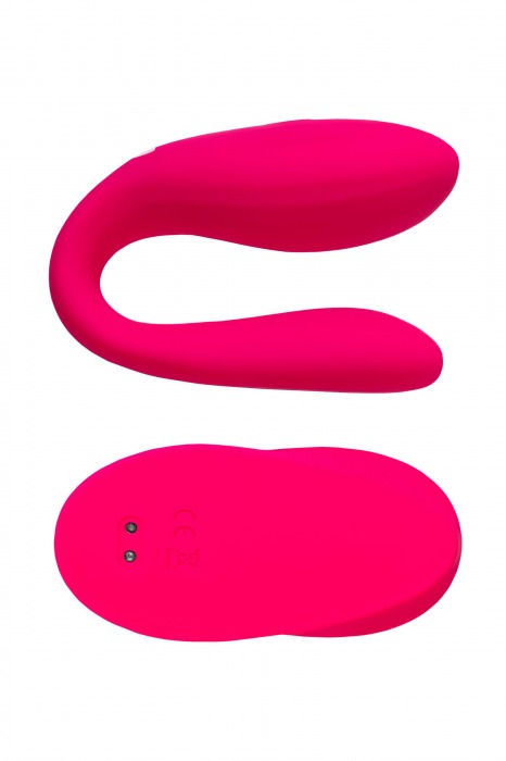 Розовый вибратор для пар Prawno с пультом ДУ - ToyFa купить в Новокузнецке с доставкой в Orgasmix.ru Розовый вибратор для пар Prawno с пультом ДУ - ToyFa