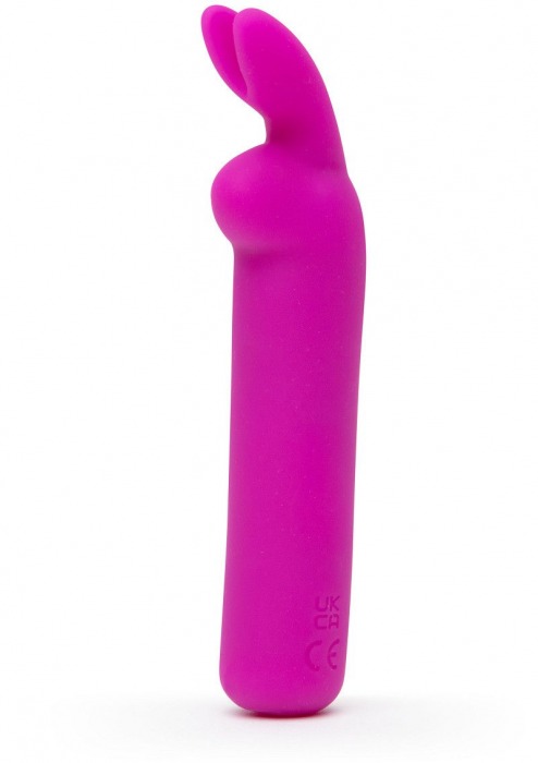 Лиловая вибропуля с ушками Rechargeable Rabbit Ears Bullet Vibrator - Happy Rabbit