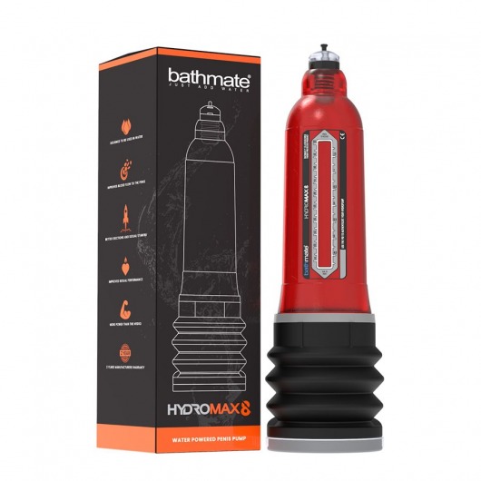 Красная гидропомпа Bathmate HydroMAX8 - Bathmate - в Новокузнецке купить с доставкой