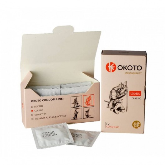 Презервативы OKOTO Classic - 12 шт. - Sitabella - купить с доставкой в Новокузнецке