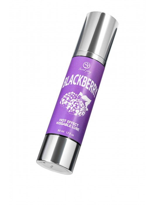 Массажное масло 2-в-1 Blackberry Hot Effect с разогревающим эффектом и вкусом ежевики - 50 мл. - Secret Play - купить с доставкой в Новокузнецке