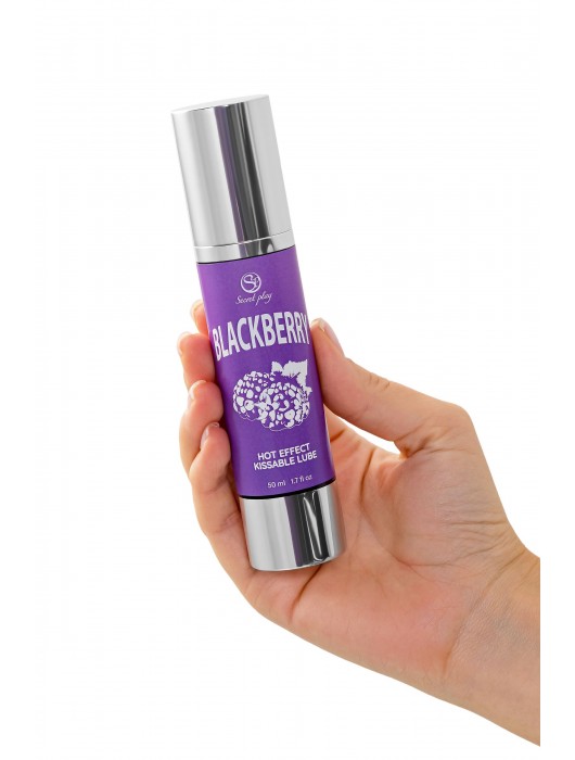 Массажное масло 2-в-1 Blackberry Hot Effect с разогревающим эффектом и вкусом ежевики - 50 мл. - Secret Play - купить с доставкой в Новокузнецке