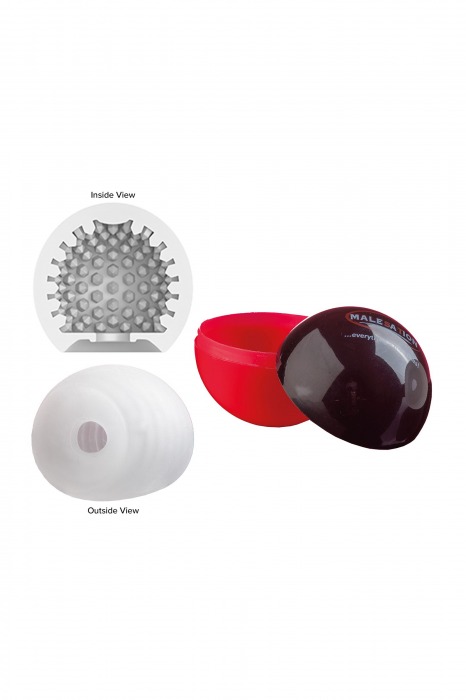 Белый мастурбатор-шар Lucky Ball Type 2 - MALESATION - в Новокузнецке купить с доставкой