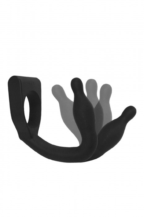 Эрекционное кольцо с вибровтулкой Discovery - MALESATION - в Новокузнецке купить с доставкой