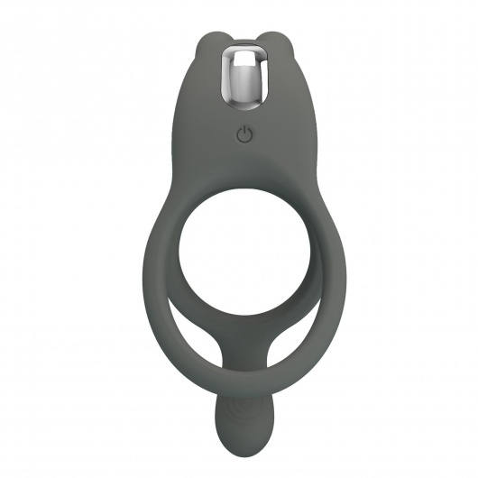 Серое эрекционное виброкольцо Dwayne - Baile - в Новокузнецке купить с доставкой