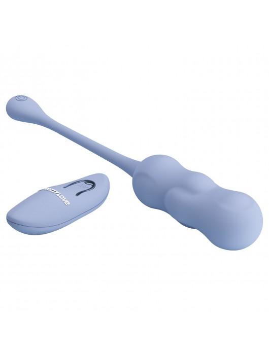 Голубое виброяйцо Leshy с пультом ДУ - Baile