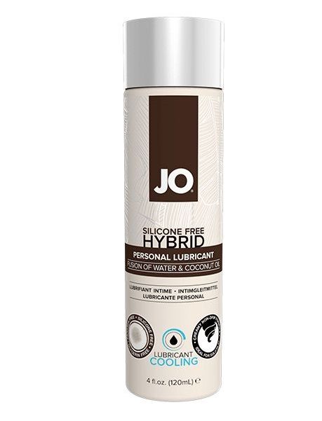 Водно-масляный лубрикант с охлаждающим эффектом JO Silicon free Hybrid Lubricant COOLING - 120 мл. - System JO - купить с доставкой в Новокузнецке