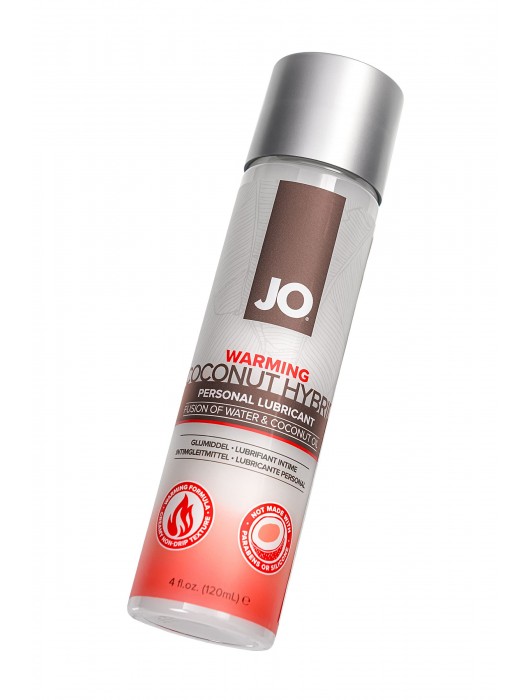 Водно-масляный лубрикант с разогревающим эффектом Hybrid Lubricant WARMING - 120 мл. - System JO - купить с доставкой в Новокузнецке