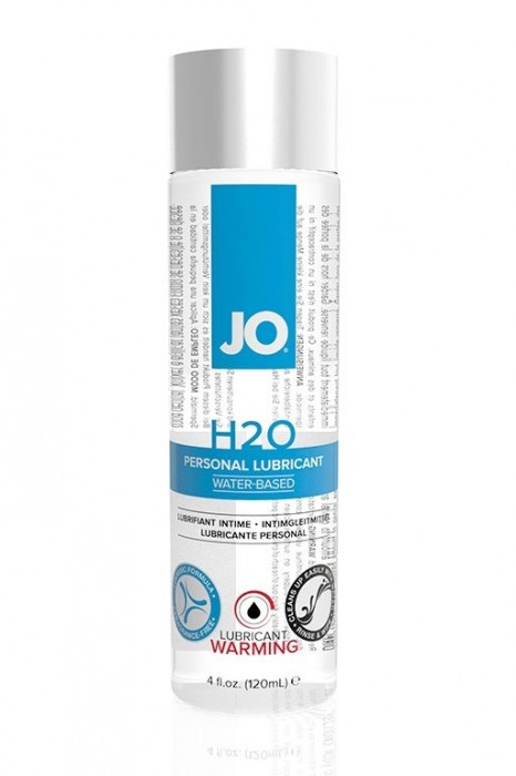 Возбуждающий лубрикант на водной основе JO Personal Lubricant H2O Warming - 120 мл. - System JO - купить с доставкой в Новокузнецке