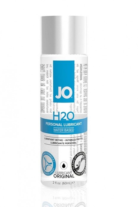 Нейтральный лубрикант на водной основе JO Personal Lubricant H2O - 60 мл. - System JO - купить с доставкой в Новокузнецке