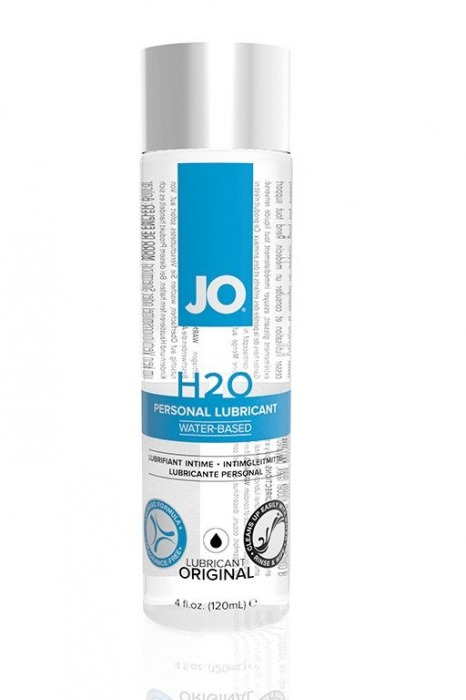 Нейтральный лубрикант на водной основе JO Personal Lubricant H2O - 120 мл. - System JO - купить с доставкой в Новокузнецке