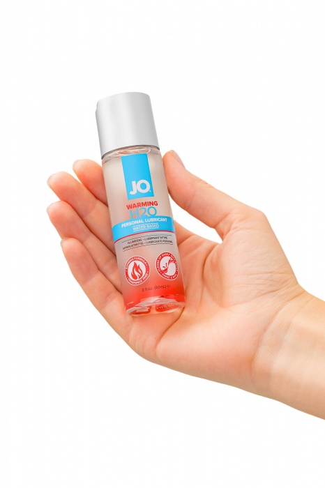 Возбуждающий лубрикант на водной основе JO Personal Lubricant H2O Warming - 60 мл. - System JO - купить с доставкой в Новокузнецке