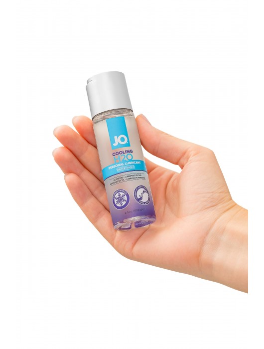 Охлаждающий лубрикант на водной основе JO Personal Lubricant H2O COOLING - 60 мл. - System JO - купить с доставкой в Новокузнецке