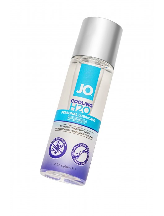 Охлаждающий лубрикант на водной основе JO Personal Lubricant H2O COOLING - 60 мл. - System JO - купить с доставкой в Новокузнецке