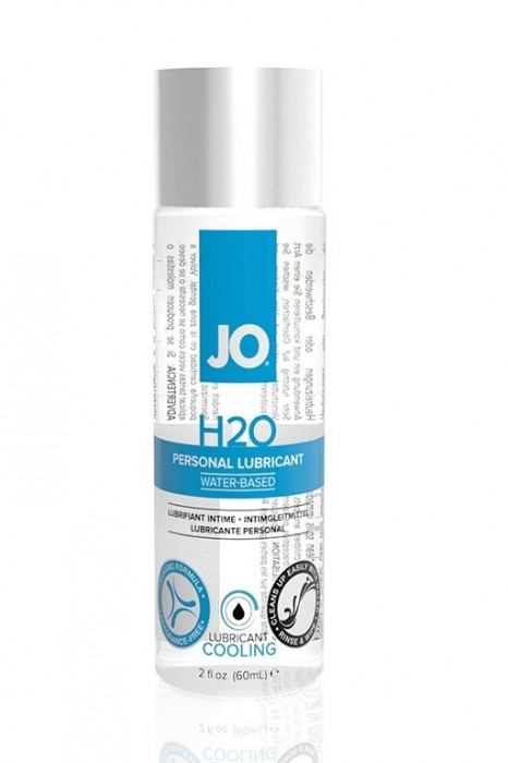 Охлаждающий лубрикант на водной основе JO Personal Lubricant H2O COOLING - 60 мл. - System JO - купить с доставкой в Новокузнецке