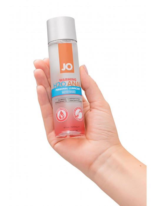 Анальный согревающий лубрикант на водной основе JO Anal H2O Warming - 120 мл. - System JO - купить с доставкой в Новокузнецке
