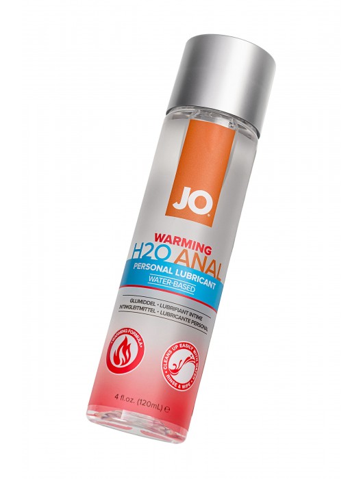 Анальный согревающий лубрикант на водной основе JO Anal H2O Warming - 120 мл. - System JO - купить с доставкой в Новокузнецке