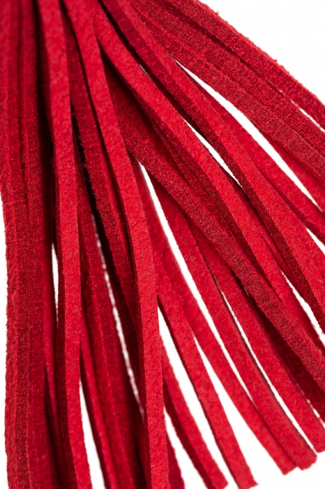 Зажимы на соски «Вилки» с красными кисточками из замши - Pecado - купить с доставкой в Новокузнецке