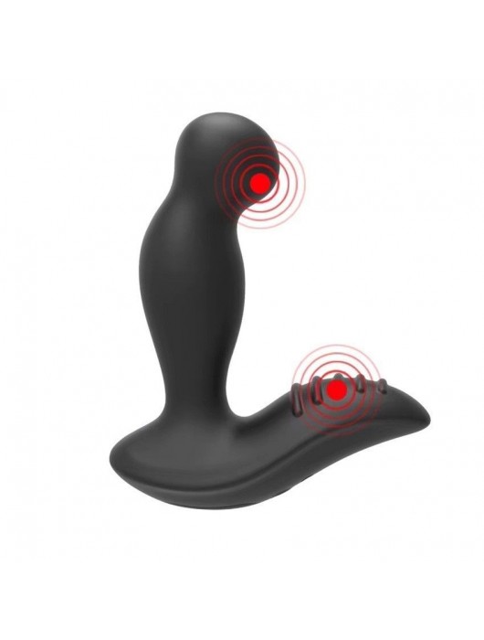 Черный вибромассажер простаты 3,5’’ P-spot Massager - 12,5 см. - Erokay - в Новокузнецке купить с доставкой