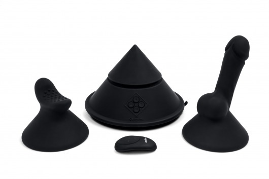 Конусный вибромассажер Cowgirl Cone с 2 насадками - CowGirl - купить с доставкой в Новокузнецке