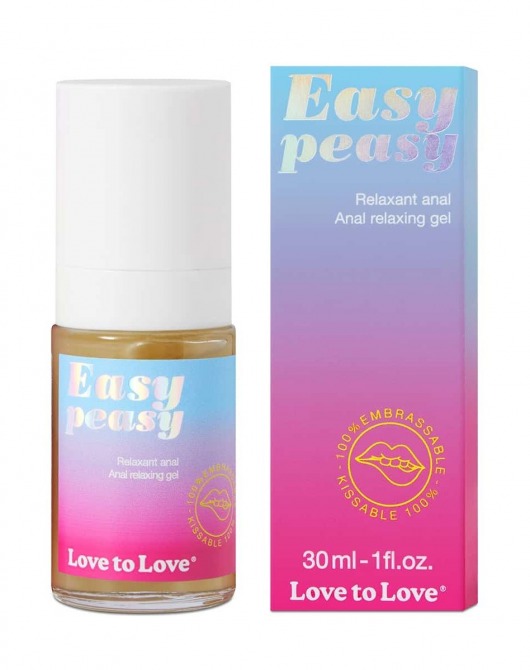 Анальный расслабляющий гель Easy Peasy - 30 мл. - Love to Love - купить с доставкой в Новокузнецке