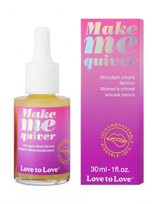 Возбуждающие капли для клитора Make Me Quiver - 30 мл. - Love to Love - купить с доставкой в Новокузнецке