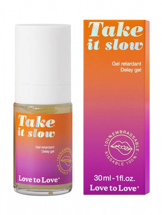 Пролонгирующий гель для мужчин Take It Slow - 30 мл. - Love to Love - купить с доставкой в Новокузнецке