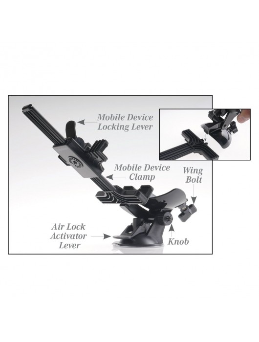 Перезаряжаемый мастурбатор-вагина с держателем для мобильных устройств Extreme Toyz Me - Pipedream - в Новокузнецке купить с доставкой